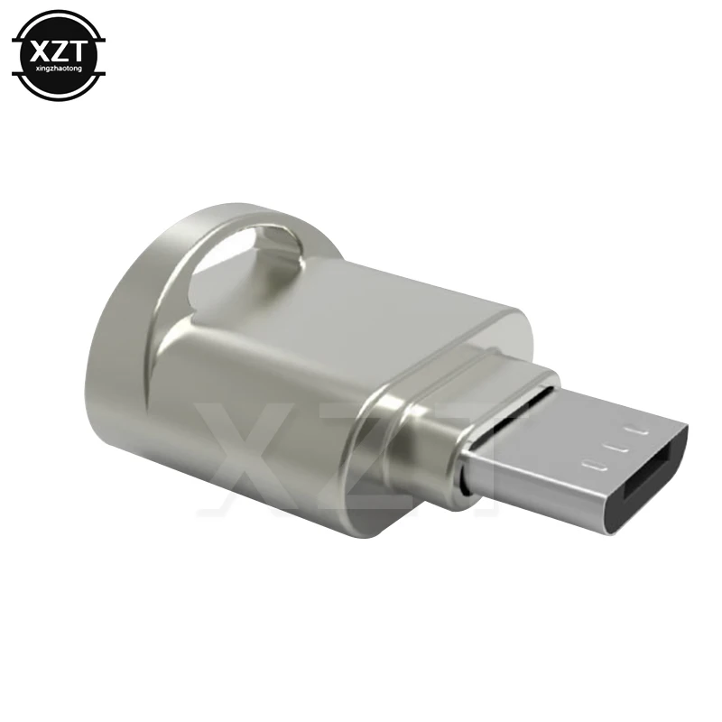 1 шт. Micro SD TF кардридер OTG адаптер для телефона USB 2 0 портативный алюминиевый