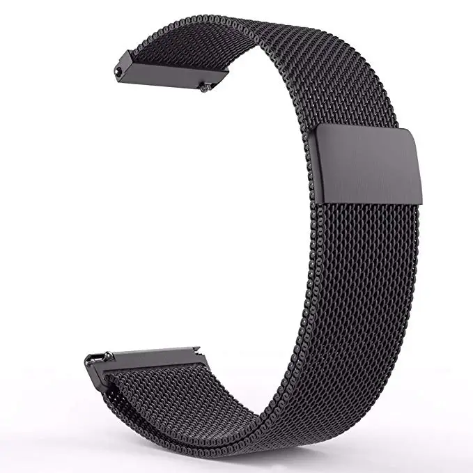 22 мм Миланская Магнитная Петля Браслет из нержавеющей стали для Asus ZenWatch 1 W1500Q/ZenWatch 2 W1501Q 1,63 дюймов