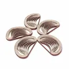 Новый 10 шт.компл. от 60 до 600 Грит 15 мм x 452 мм Шлифовальные Ремни для угловая шлифовальная машина шлифовальной ленты адаптер полирующие песочные шлифования