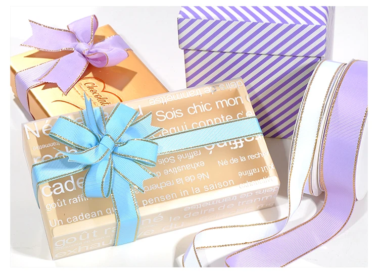 Корсажная лента с серебряными краями ремесла Экологически чистая тканевая