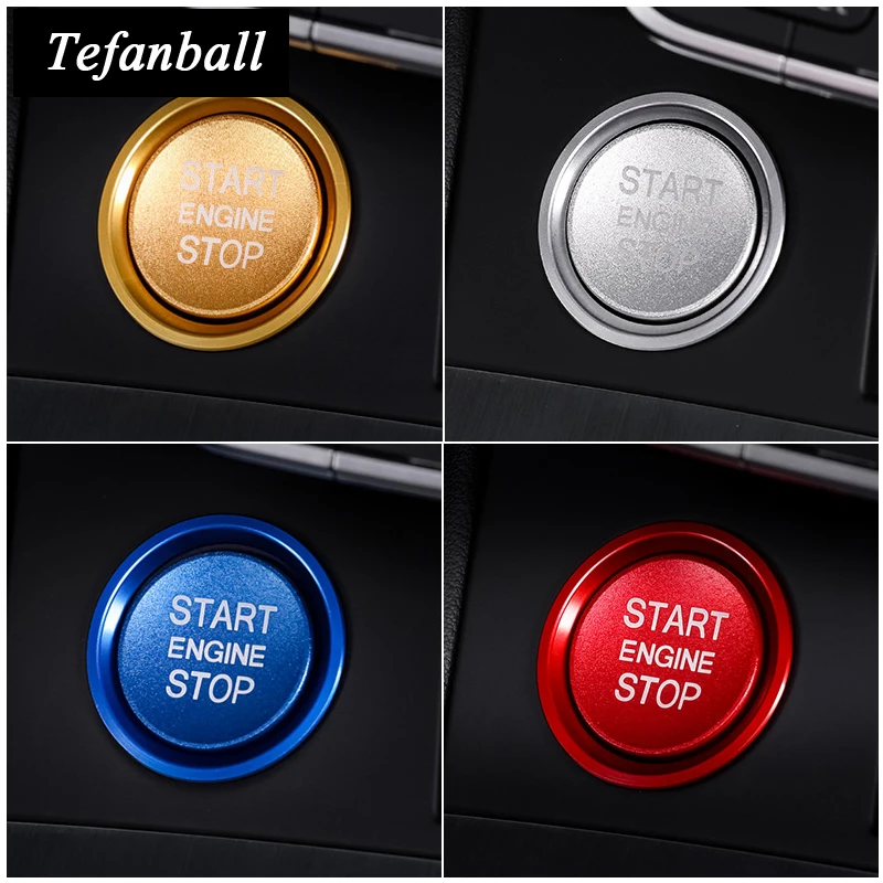 Кнопка запуска двигателя сменная крышка кнопка остановки аксессуары украшение