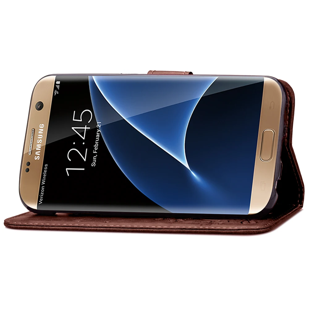 Чехол для Samsung Galaxy S7 S 7 edge S7edge G935 G935F G935FD SM-G935 SM-G935F откидной кошелек кожаный чехол