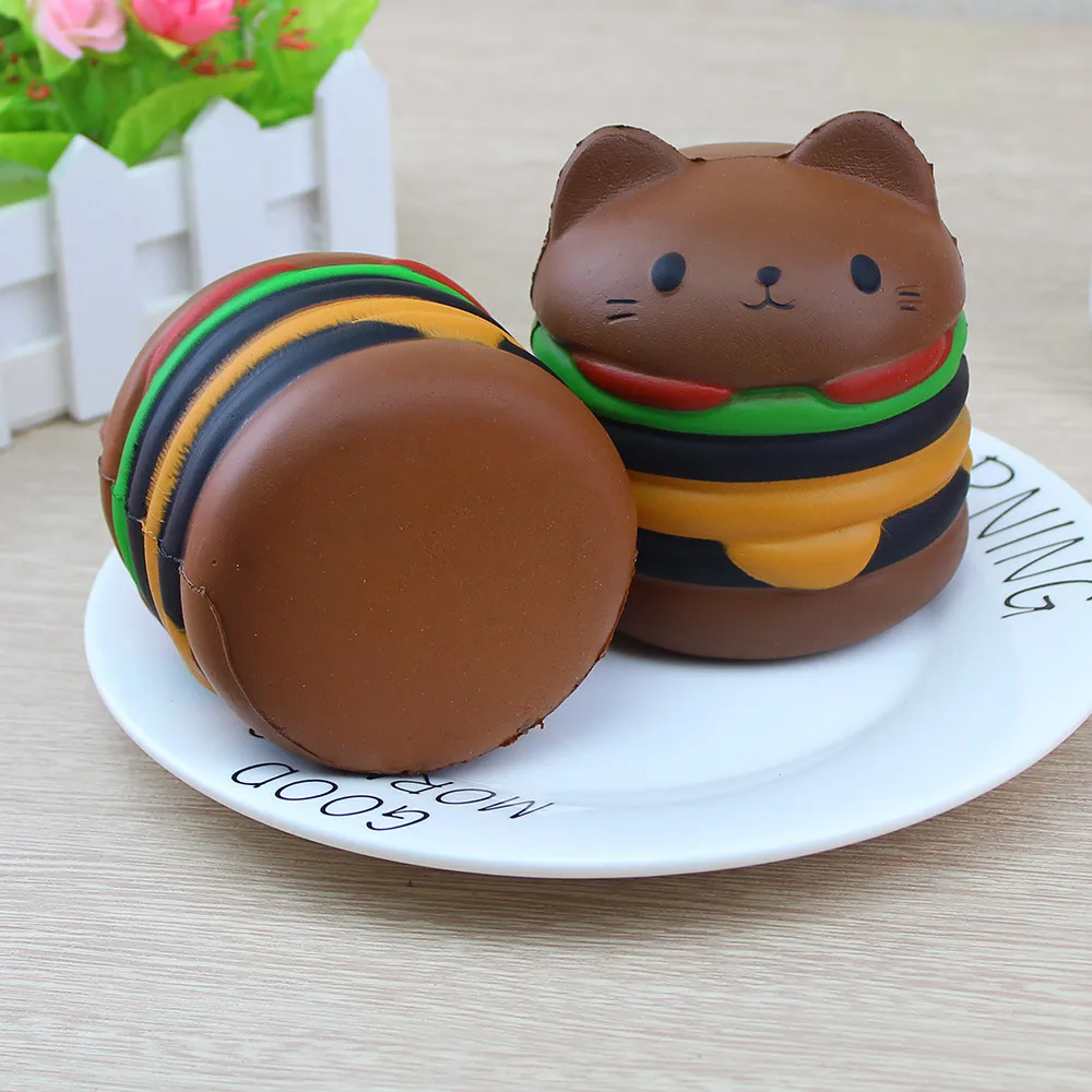Jumbo мягкие игрушки для детей, медленно поднимающиеся антистрессовые игрушки, Мультяшные игрушки для кошек, игрушки для снятия стресса, забавные детские игрушки в подарок