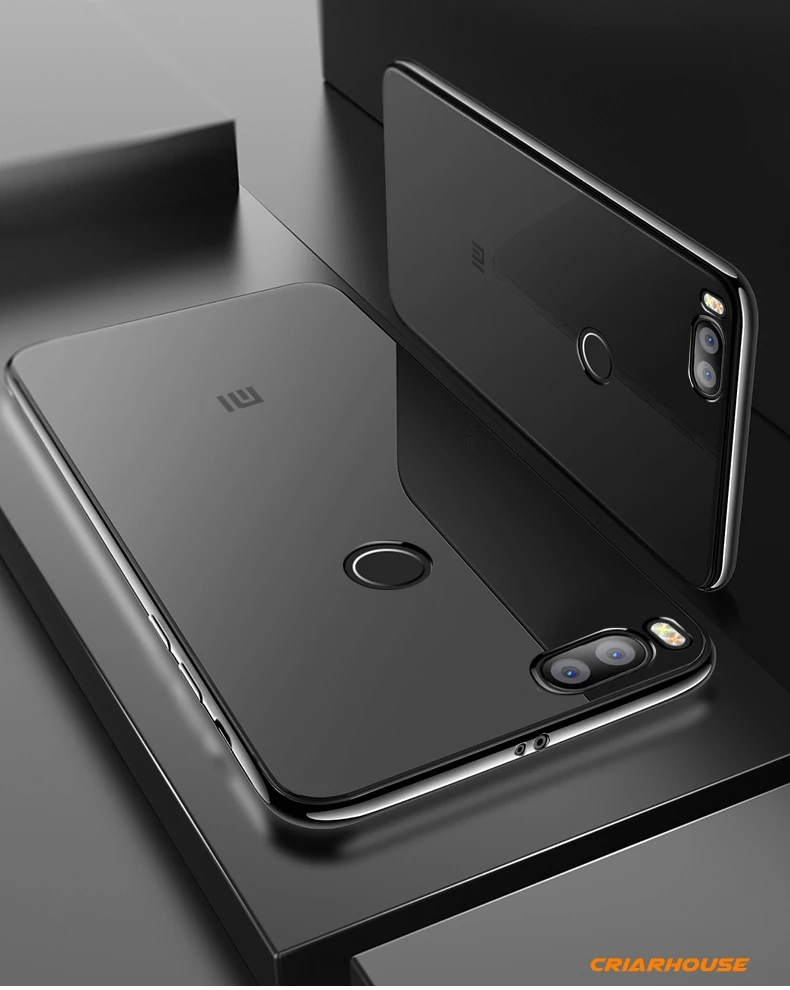 Позолоченный прозрачный ТПУ Мягкий силиконовый чехол-накладка для Xiaomi mi A1 mi x Max 2 Red mi Note 4 4x3 3s 4A чехол s