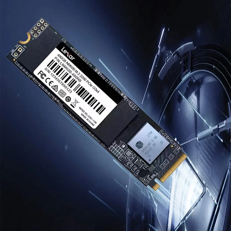 Lexar NM600 SSD M2 M.2 2280 NVME Solid Driver 240 ГБ 480 Гб PCIe Gen3 * 4 для ноутбуков настольных Solido Прямая
