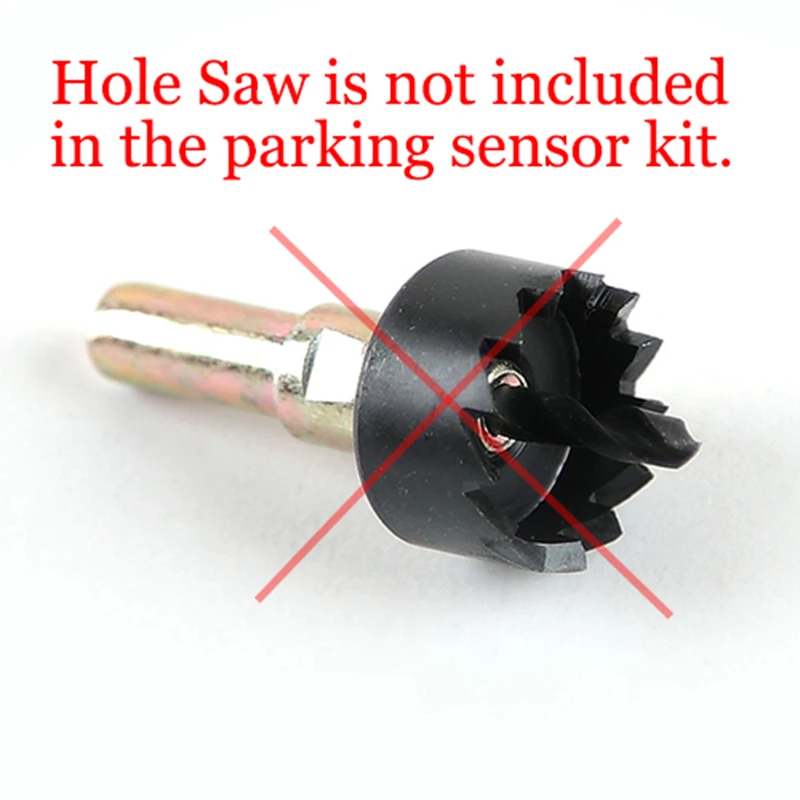 SINOVCLE Автомобильный светодиодный датчик парковки Комплект без отверстия пилы