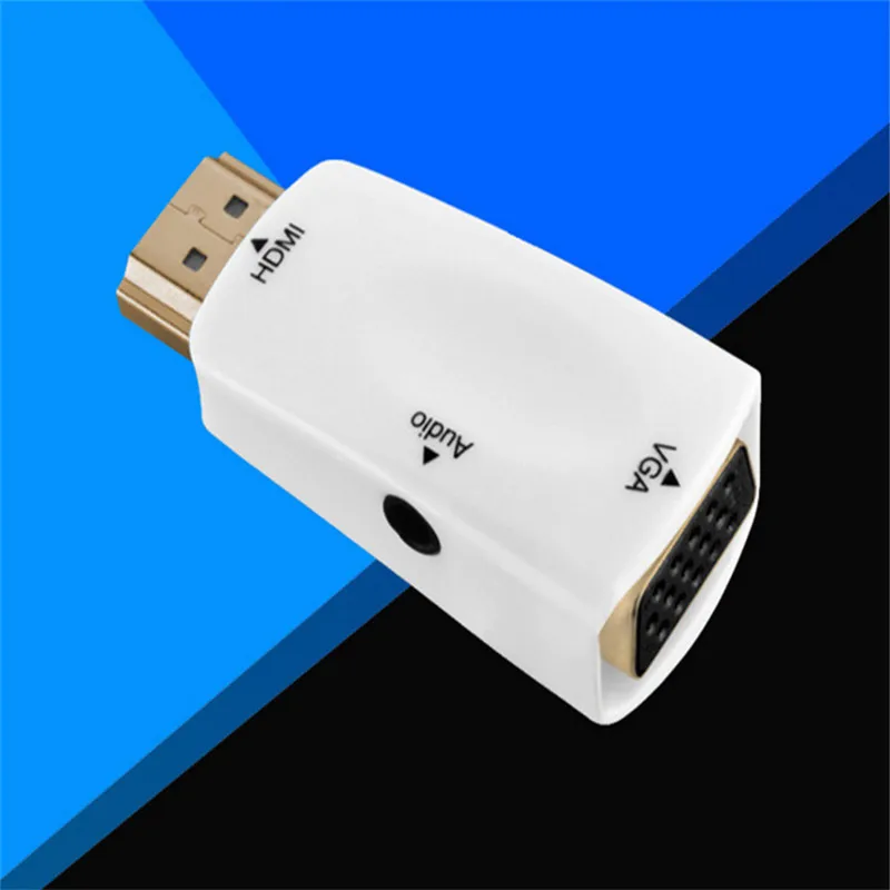 MEMTEQ 1080p HDMI папа к VGA Женский конвертер адаптер с аудио кабелем для ноутбука HDTV PC