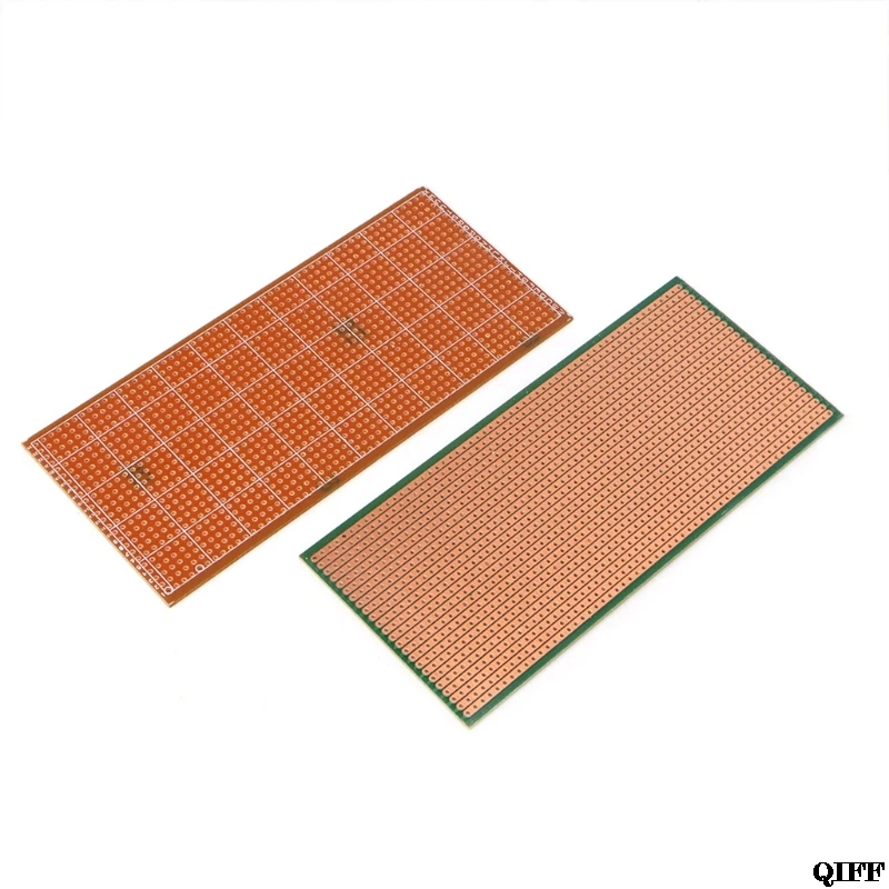 Прямая поставка и 5 шт. 6,5x14,5 см Stripboard Veroboard Uncut PCB Platine Односторонняя печатная плата Mar28
