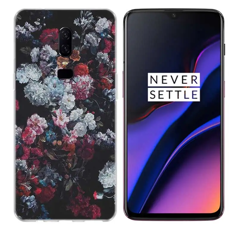 Роскошный мягкий силиконовый чехол для телефона OnePlus 7 Pro 5 5T 6T 6 3T Fundas с 3D-принтом |