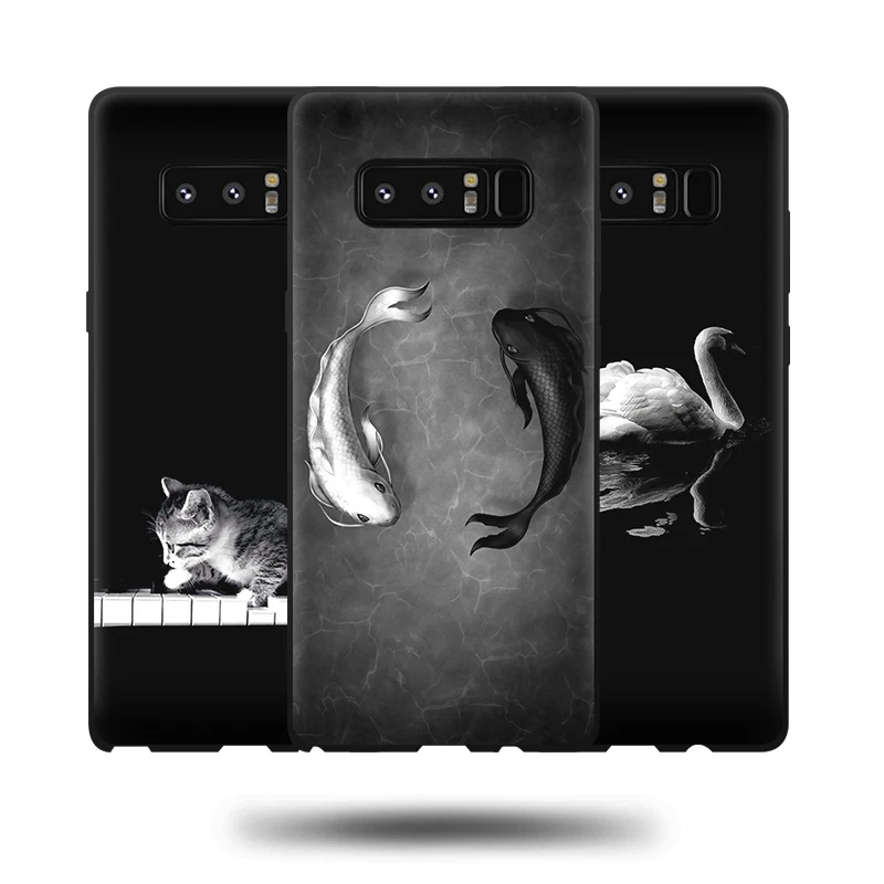 Чехол EiiMoo для телефона Samsung Galaxy Note 8 чехол мягкий силиконовый с милым принтом ТПУ