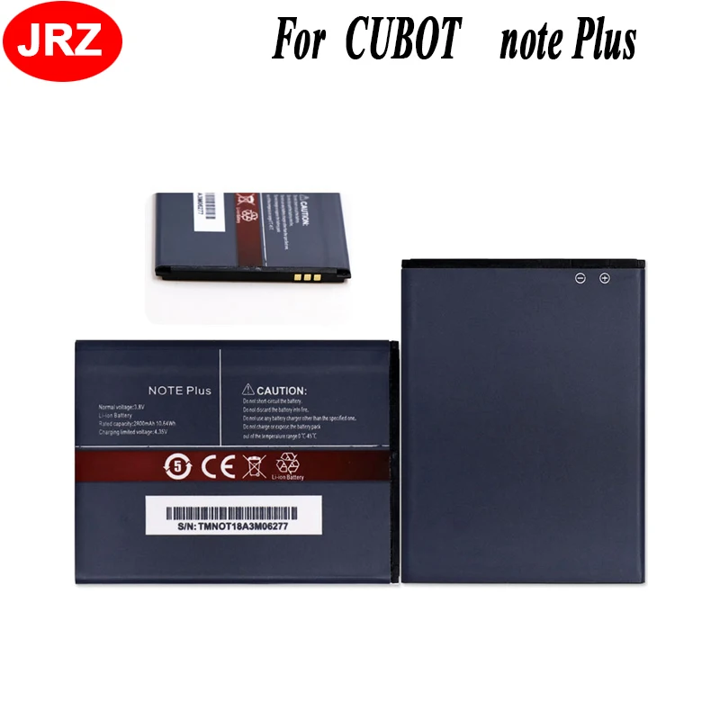 

JRZ For CUBOT note Plus Phone Battery 2800mAh Hight Capacity 3.8V Top Quality Replacement Batteries