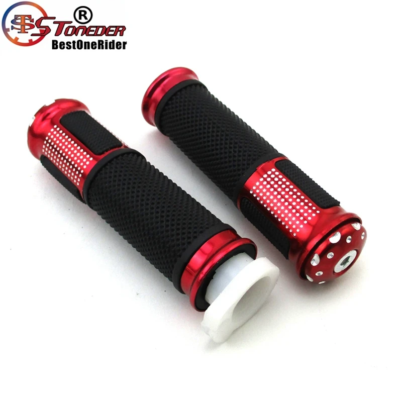 STONEDER Red 22 мм 7/" руль Алюминиевый ручные ручки Универсальный для ATV Quad 4 Wheeler Pit Dirt Мотор велосипед с двигателем на газу