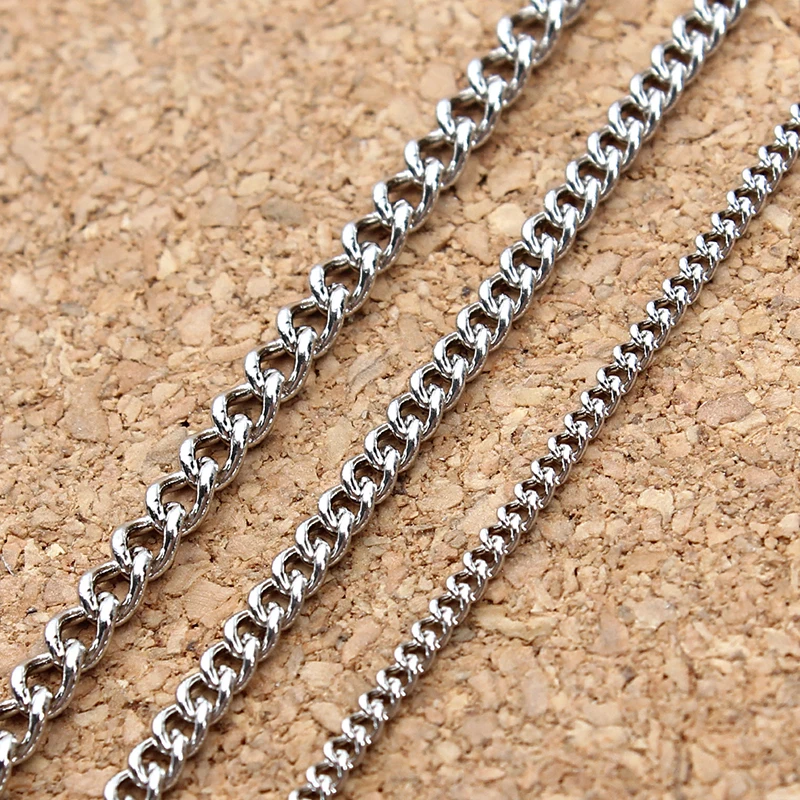 5 м/упаковка ювелирные цепочки из нержавеющей стали | Украшения и аксессуары
