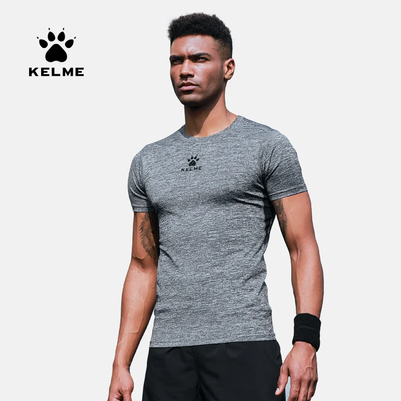 Мужские футболки для бега KELME спортивные трико тренировок высокая эластичность