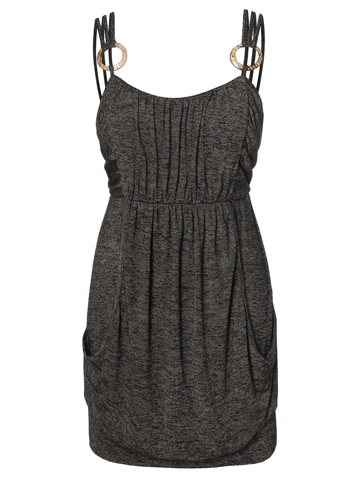 ROSEGAL плюс размер спагетти ремень наложения марли майка женская без рукавов