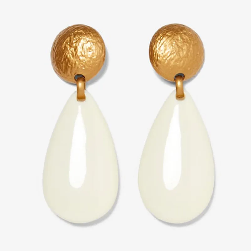 

Hot Sale Vintage Resin Water Drop Earring For Women Boho Big Teardrop Statement Dangle Earring Party ZA Jewelry Gift Wholesale