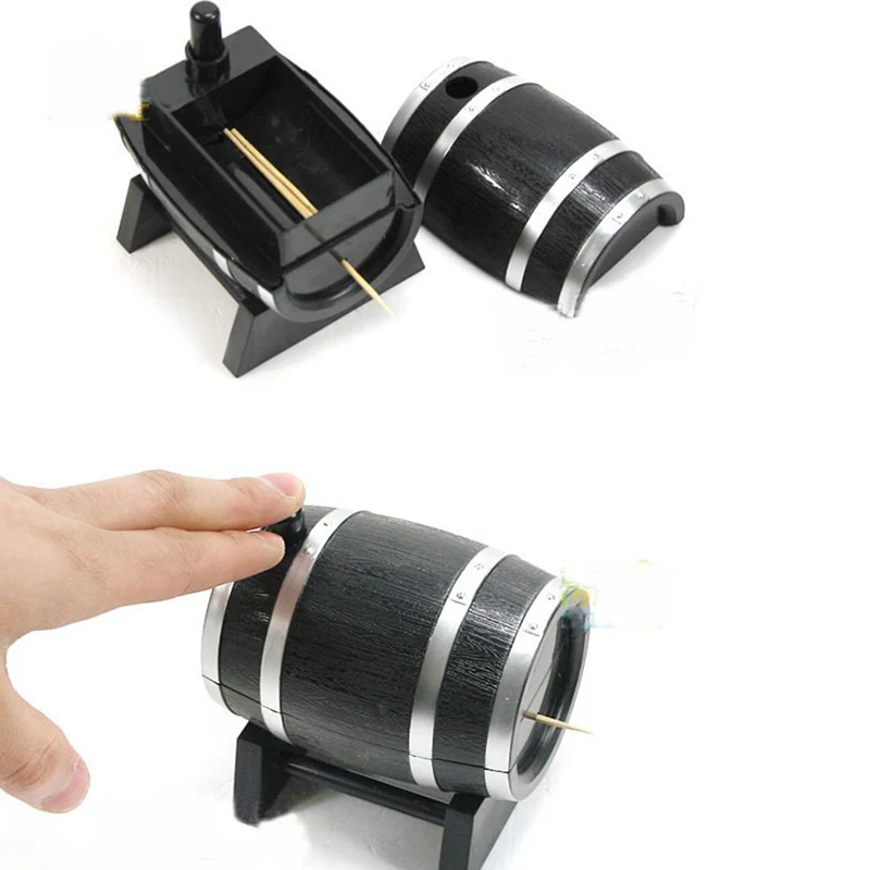 Бочка для вина пластиковая автоматическая коробка зубочистки Дубовые бочки