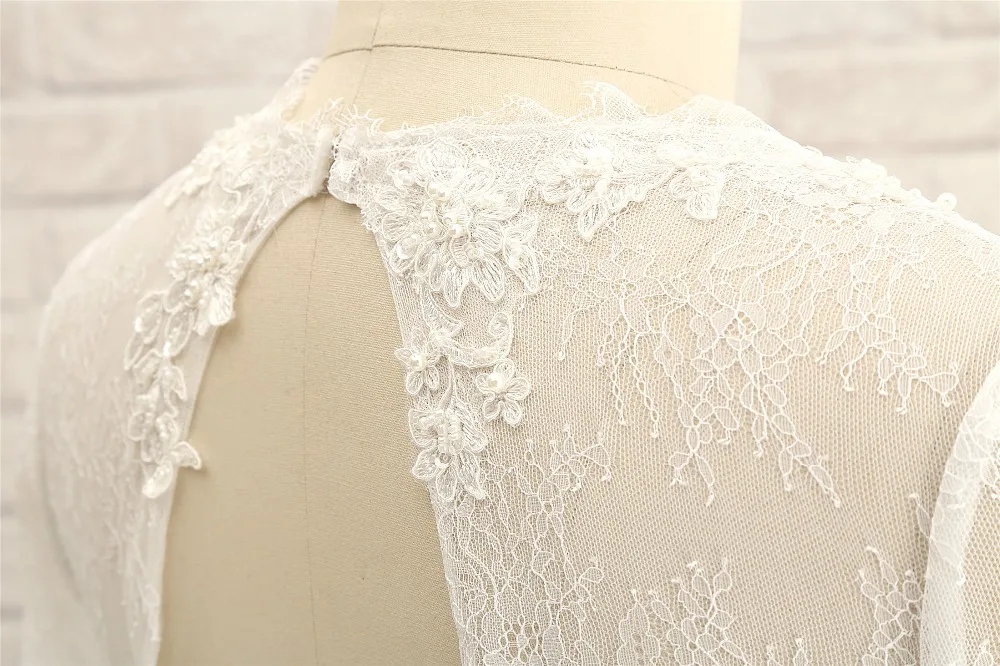 Vestido de noiva свадебное платье с длинными рукавами 2017 прозрачной тюлевой спиной