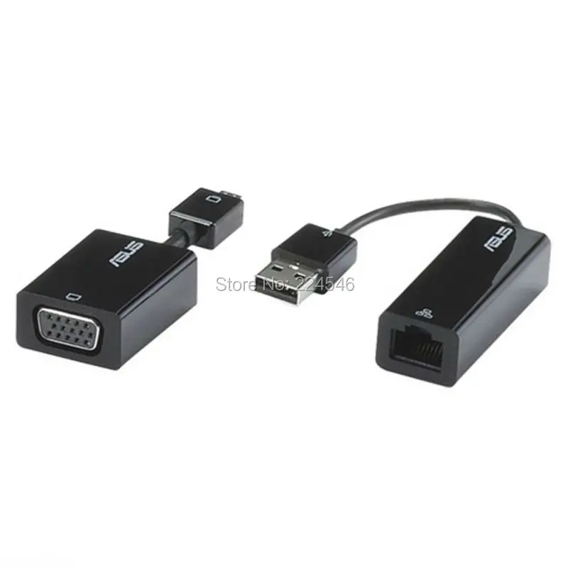 Совершенно новый оригинальный Переходник VGA мини адаптер и USB Ethernet для ноутбука