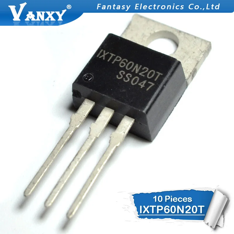 10 шт. IXTP60N20T TO-220 IXTP60N20 TO220 60N20 IXTP60N10T 60N10 | Электронные компоненты и принадлежности
