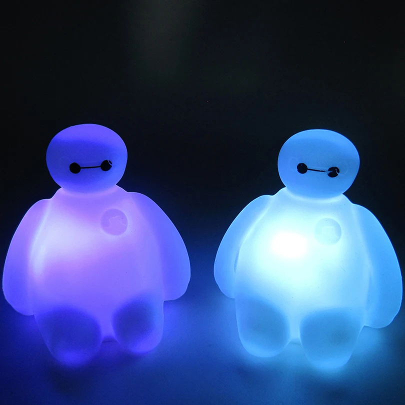 Креативный 7 цветов меняющий Большой Герой 6 BayMax светодиодный ночник украшение