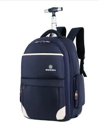 blue 21inch Мужские Оксфордские дорожные сумки на колесиках, дорожные рюкзаки на колесиках, женские рюкзаки на колесиках, мужские деловые чемоданы - Цвет: blue 21inch