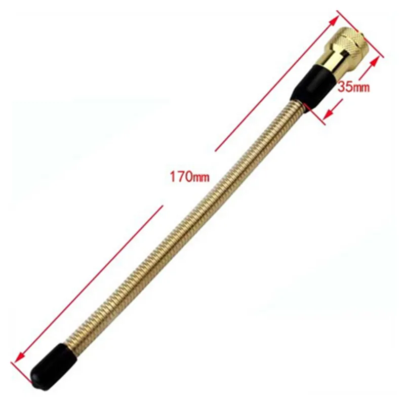 Радиоантенна однодиапазонная Золотая мягкая гибкая УКВ 144 МГц SMA Женская антена