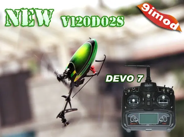 Walkera V120D02S с Дево 7 походный бесщеточный Двигатель 6 оси RC Мини 3D вертолет|walkera