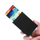 2019 автоматический всплывающий алюминиевый держатель для удостоверения личности, Мужской Бизнес RFID блокирующий кошелек, защитный чехол для кредитных карт, кошелек для карт HB254