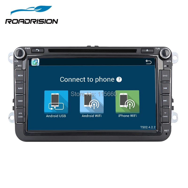 RoadRision Android 8 1 автомобильный DVD GPS для VW Volkswagen POLO GOLF PASSAT CC JETTA TIGUAN TOURAN Bora Caddy EOS Seat Skoda