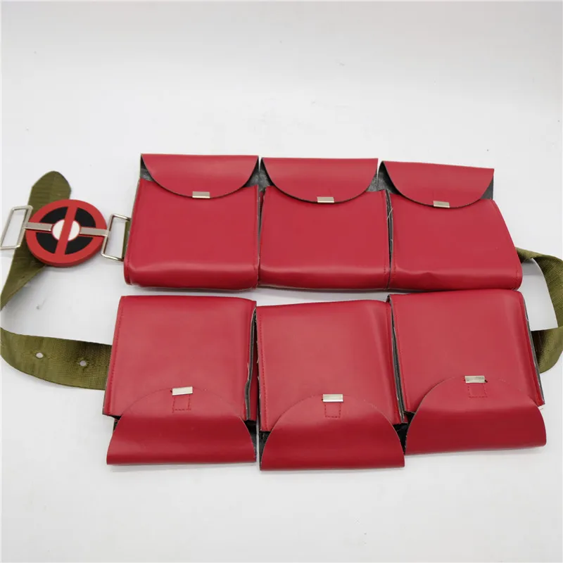 belt 1 Ремешки из фильма Дэдпул, пояс, маска, костюмы для косплея, латексные маски, шлем на всю голову, вечерние костюмы на Хэллоуин, реквизит для взрослых мужчин и детей - Цвет: belt 1