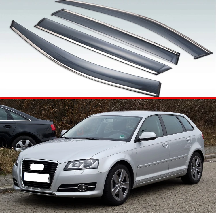 Для Audi A3 Sportback 2010 2011 2012 2013 Автомобильные Боковые окна ветровые дефлекторы