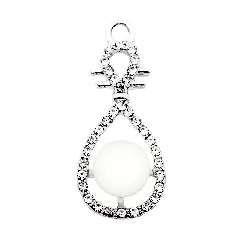 Новое поступление 20 шт./лот подвеска с жемчужинами и кристаллами