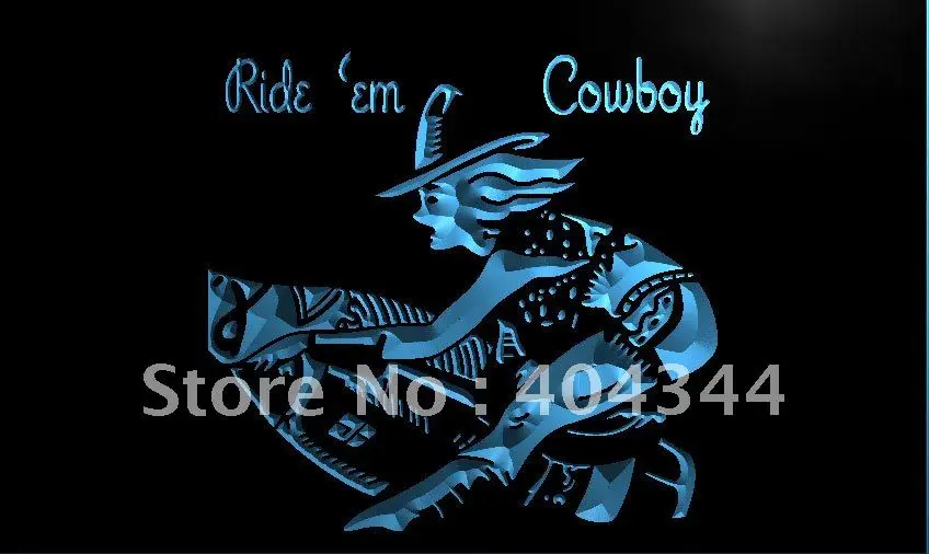 

LK413-светодиодная неоновая световая вывеска em Cowboy Bar Beer Pub