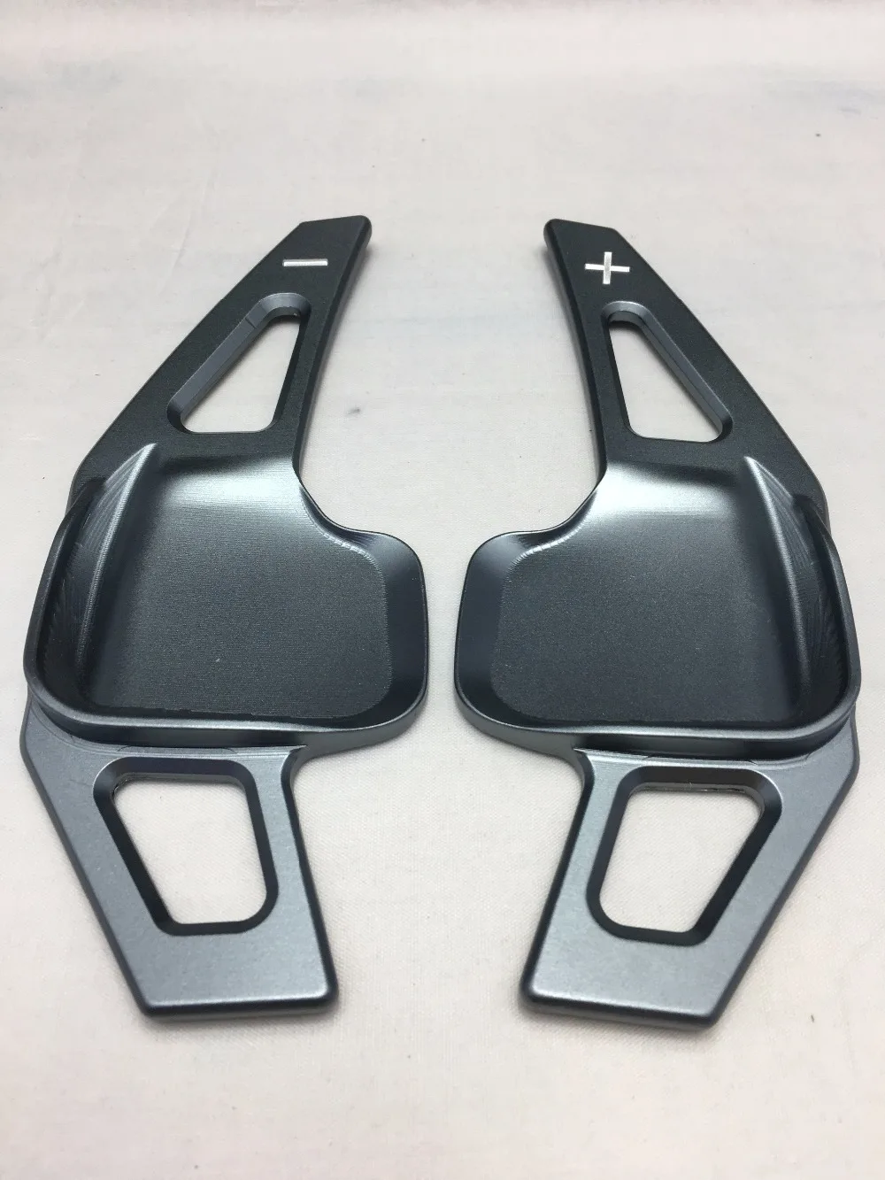 Черный алюминиевый рулевого колеса автомобиля DSG Paddle расширение Цельнокройное