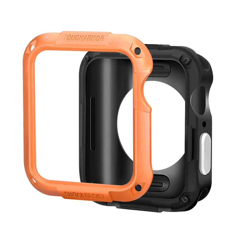 orange SGP защитный чехол s Чехол для Apple Watch чехол 44 мм 40 мм 42 мм 38 мм PC чехол для iwatch 4 3 2 1 анти-падение рамка оболочка аксессуары - Цвет: orange