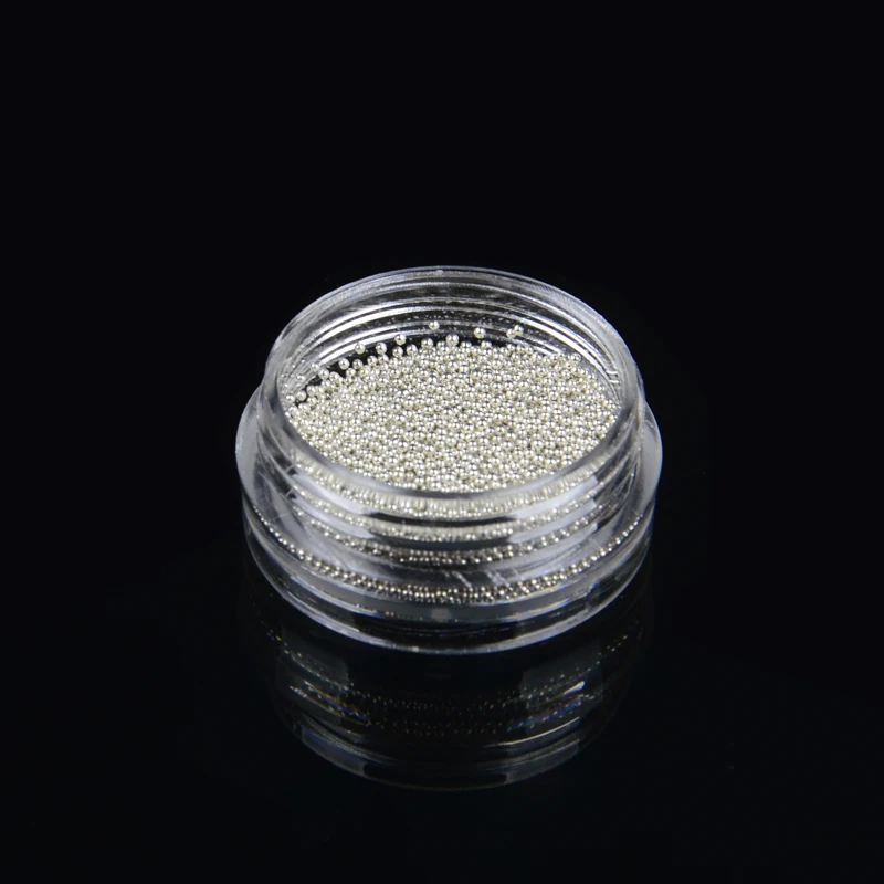 

1 Bottle Gold Silver 3D Caviar Beads Nail Art Pearl Rhinestones Decorations DIY Nail Accessories Manicure Tools