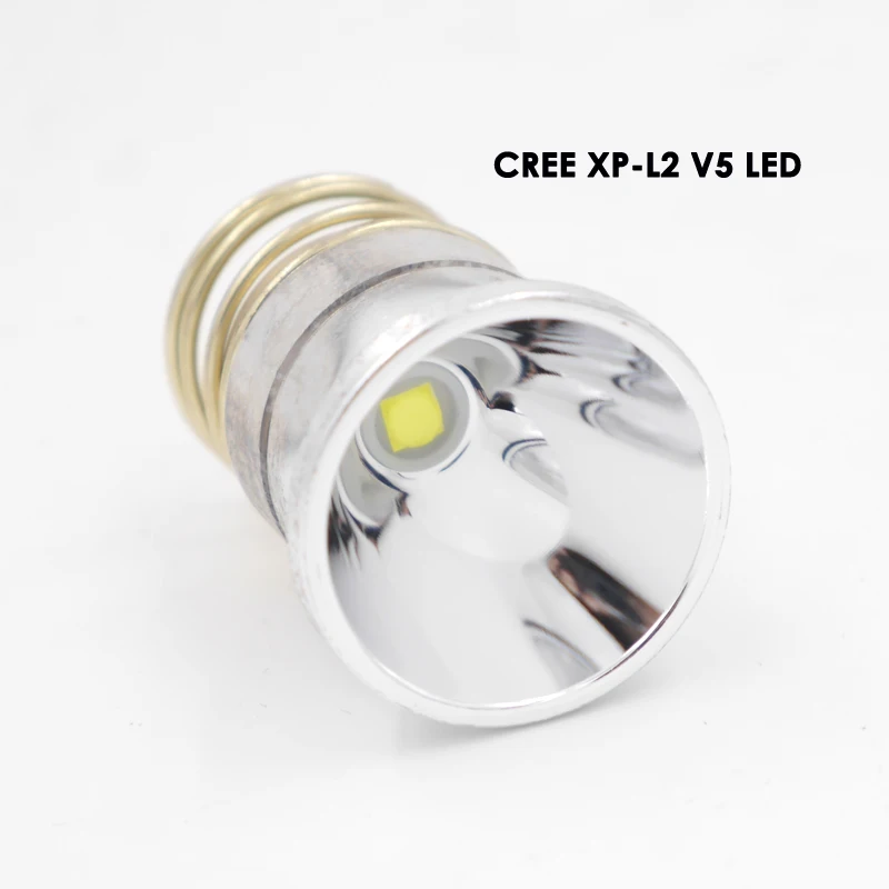 XPL2 V5 SMOReflector 2000lm Cree XP-L V5 1A светодиодный модуль 3V~ 18V 1-режим драйвер светодиодный модуль OP светодиодный вклинивание для WF-501B/502B фонарик - Испускаемый цвет: XPL2 V5 SMOReflector