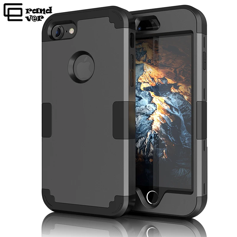 Роскошный Жесткий чехол из поликарбоната для iPhone 7 6 6s 8 Plus XR Xs MAX X 5 тонкие Чехлы 360
