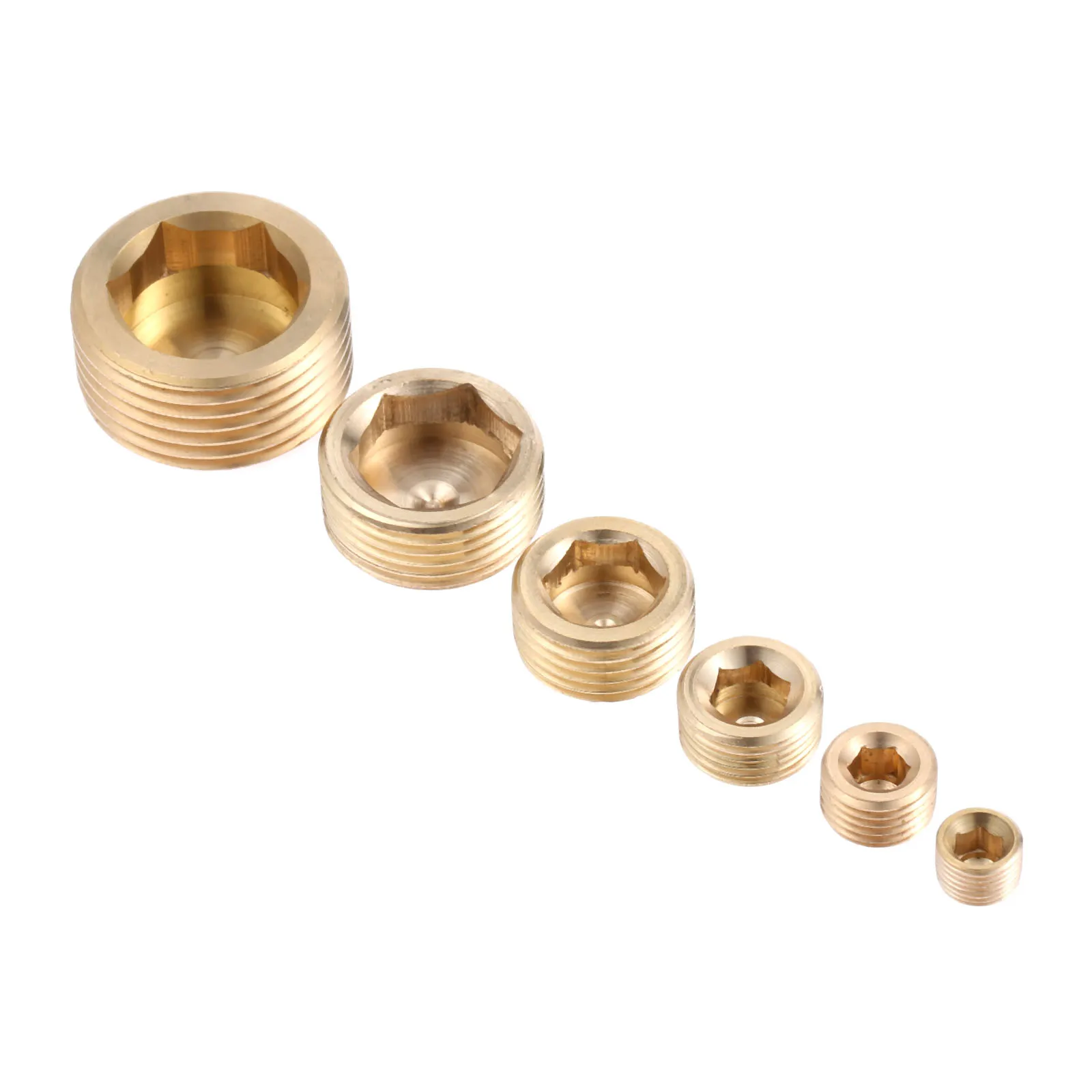 10 шт. Внутренняя шестигранная с резьбой NPT резьба 1/8 &quot1/4&quot 3/8 &quot гнездо для труб