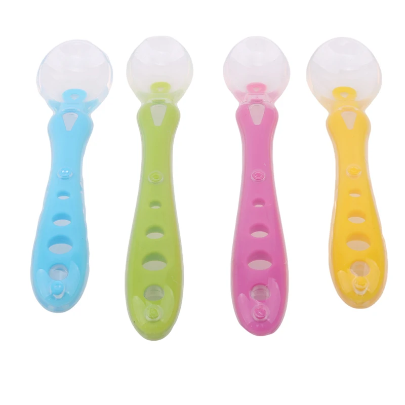 Детские столовые приборы для детей 2 ложки с коробкой переноски гибкая ложка