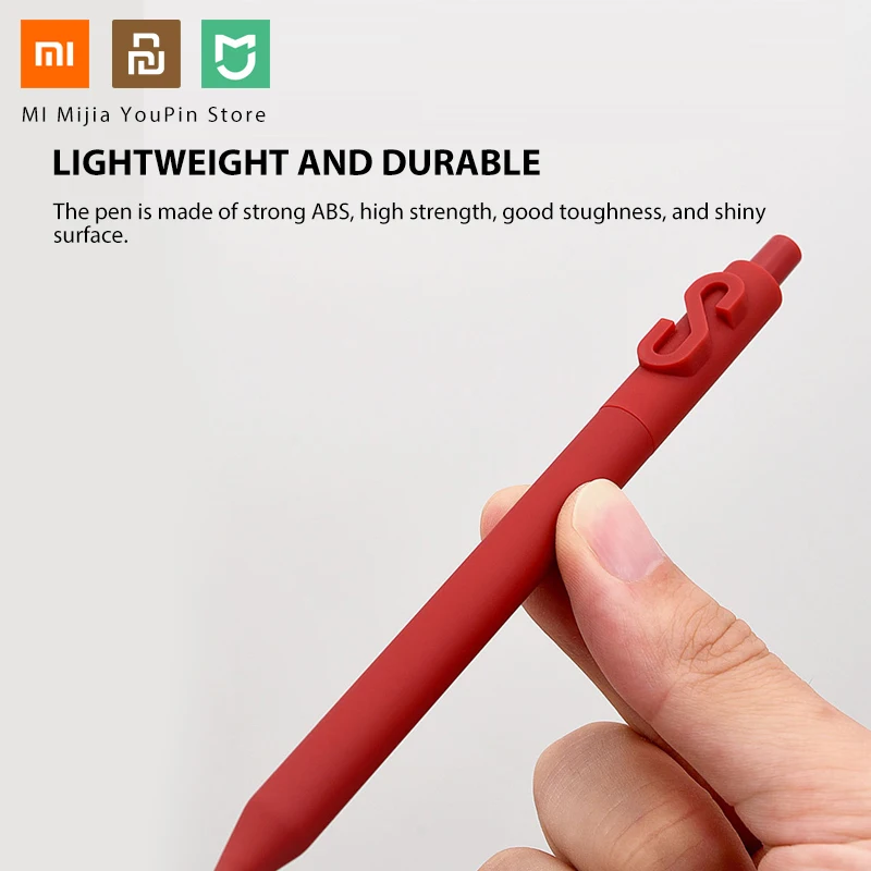 Гелевая шариковая ручка Xiaomi ALPHA Шариковая для школы Официальный знак Роллерная