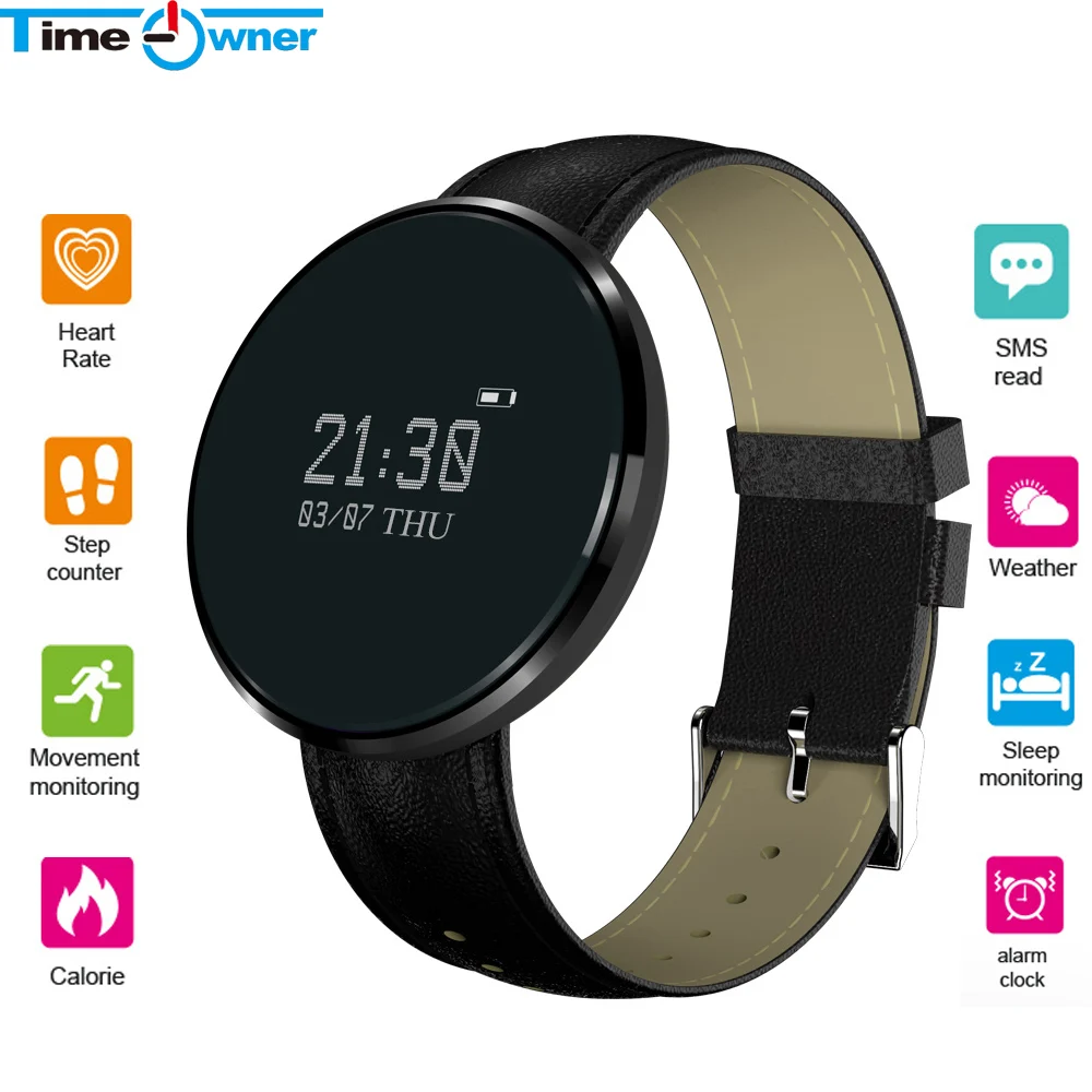 Timeowner CF006 Смарт часы сердечного ритма крови Давление для отображения данных по