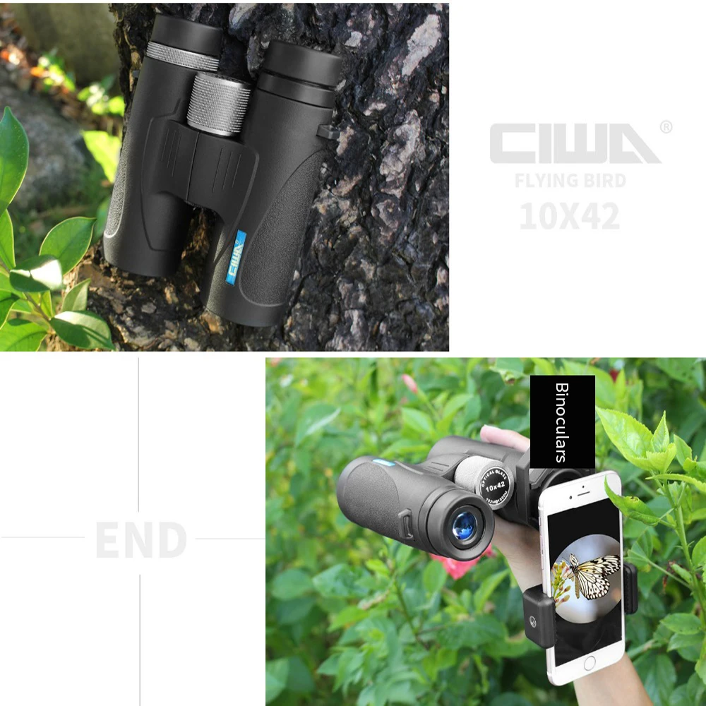 CIWA бинокль телескоп Телескопический baton Zoom 10x42 vision king азот наглазники армейские высококачественные линзы Монокулярные бинокли