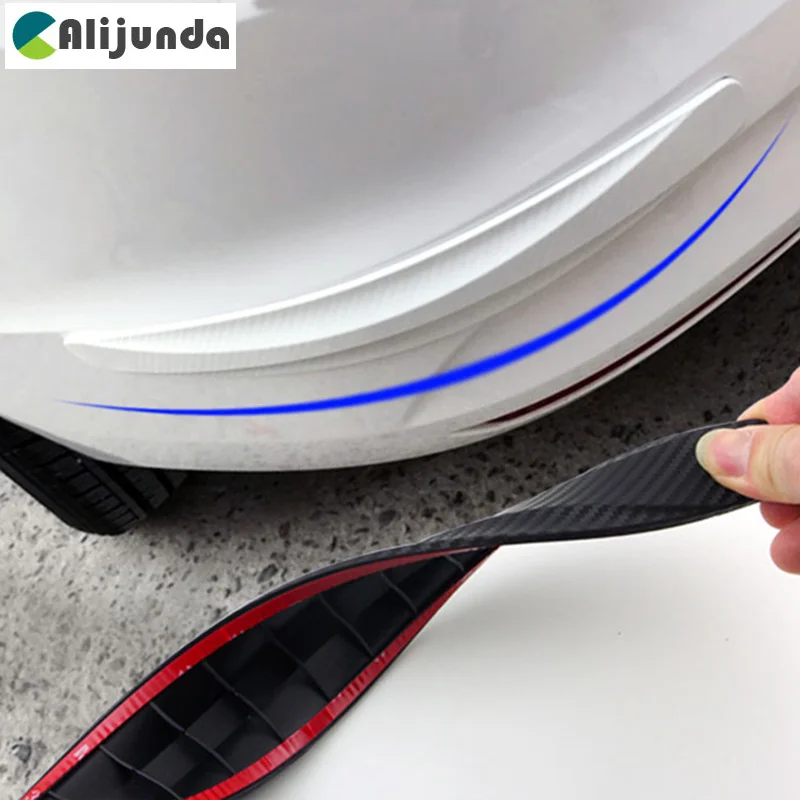 1 пара защита переднего и заднего бампера из углеродного волокна угловая от