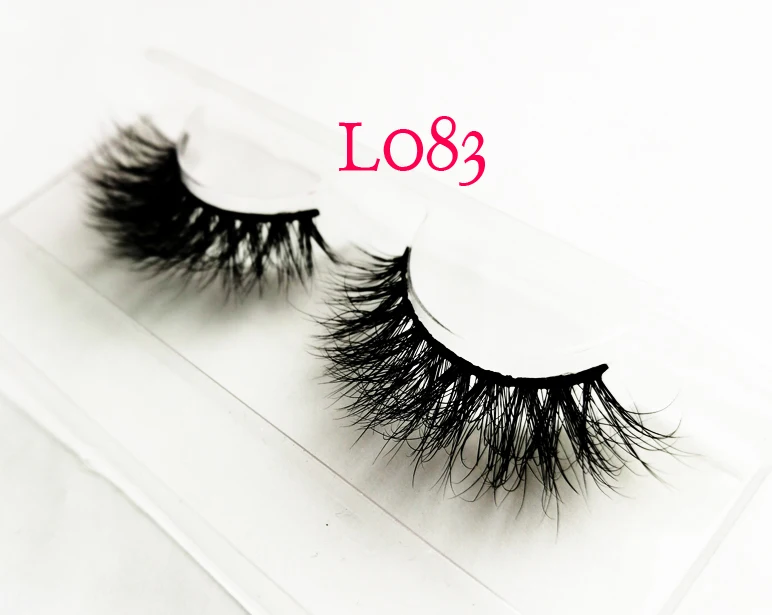 3D true искусственные норковые ресницы серо-коричневого цвета из шерсти норки 100%