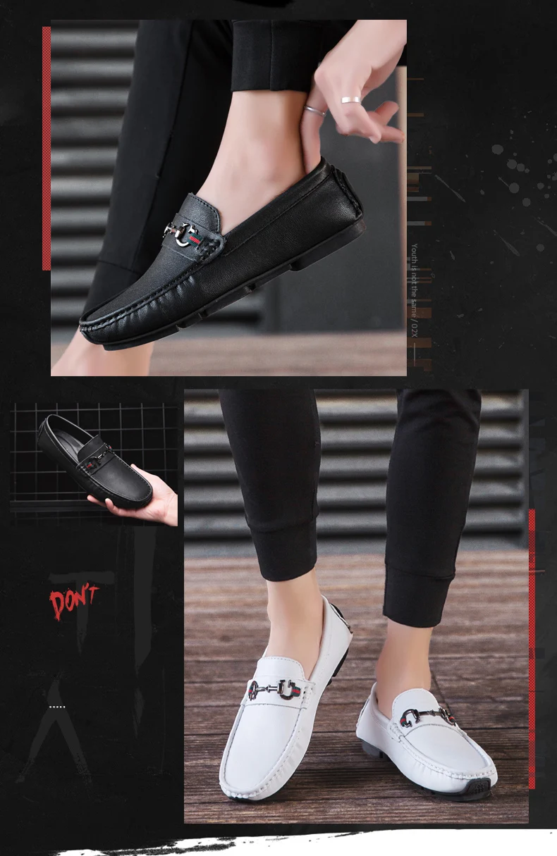 New Summer Men Flat Shoes Men Flats Slip On Male Loafers Driving Moccasins Homme Classic Comfortable Men Fashion Casual Shoes