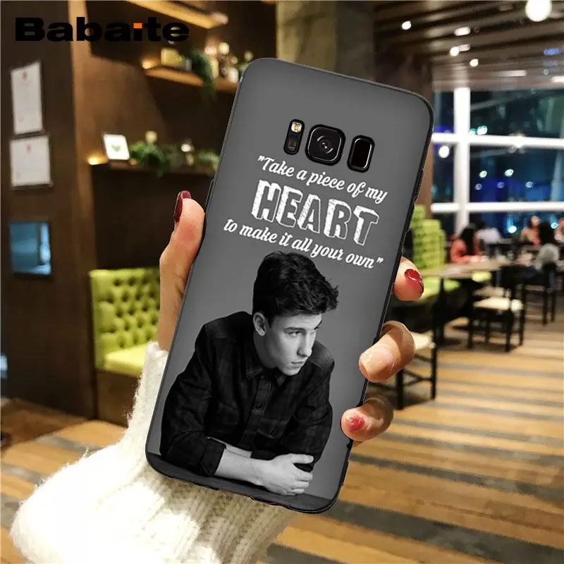 Мягкий чехол для телефона Babaite популярный поп-певец Шон Мендес магкон Samsung GALAXY s6