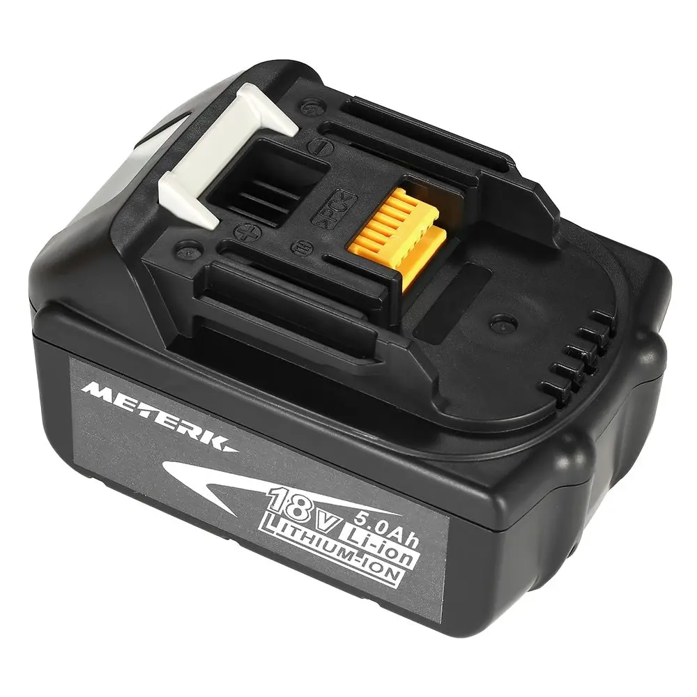 Meterk BL1850 18 V 4.0Ah/5.0Ah перезаряжаемый электроинструмент батарея литиевая сменный аккумулятор большой емкости для MAKITA