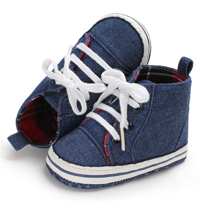 

Handsome Baby Casual Shoes Cow boy Infants Soft Sole Sport Shoes Boys Girls Bebe First Walkers